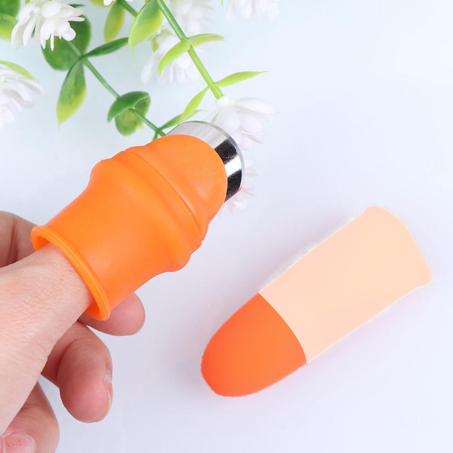 2662 Vegetable Thumb Cutter and tool with effective sharp cutting blade system. 2662 Vegetable Thumb Cutter and tool with effective sharp cutting blade system.
